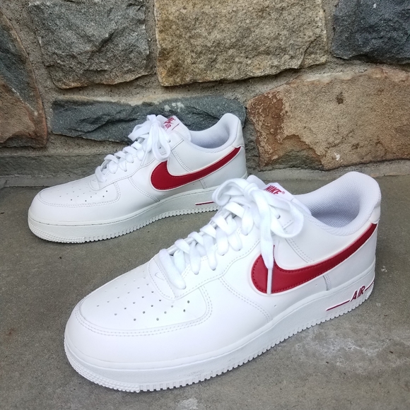 air force ones red check